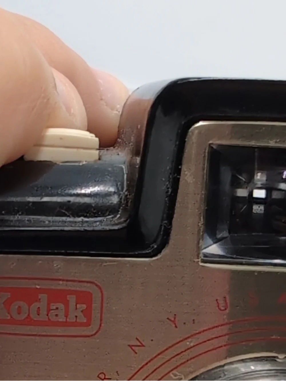 Kodak Brownie Bullet Camera in Black and Cream